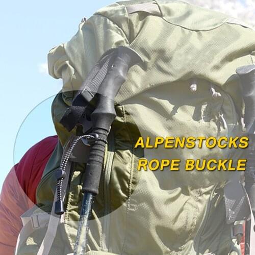 Fixing Tie Cord Elastic Rope Trekking Pole Backpack Travelling Easy Carrying Portable Parts for Mountaineering Outdoor