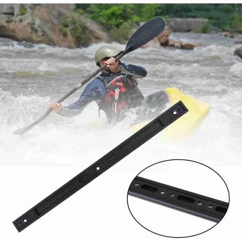 Kayak Slide Aluminum Canoe Trail Bracket Universal Rail Multifunctional Accessories Kayak Slide DIY Base Y4O2
