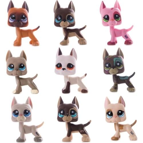 Original LPS Cat Little Pet Shop Great Dane Dog High Quality Dolls Collection Action Figures Model Toys For Girl Kids Xmas Gift
