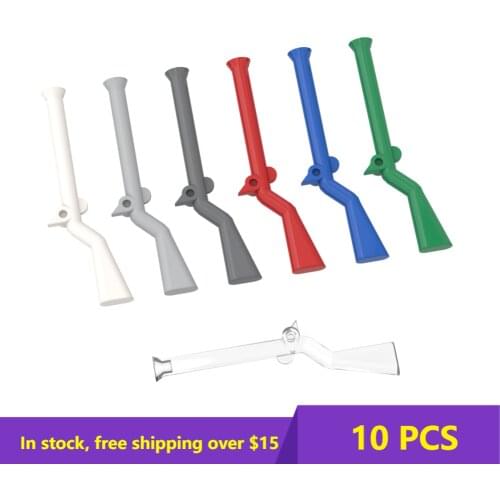 10PCS MOC Bricks Bricks 2561 Gun For Building Blocks Parts DIY Construction High-Tech Parts Christmas Gift Toys