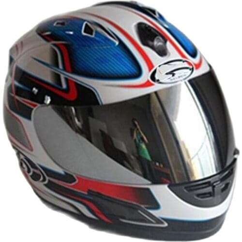 Flashing Full Face Motorcycle Helmet Unisex Helmet ECE Approved ABS Top Material Cacapete Casco Casque