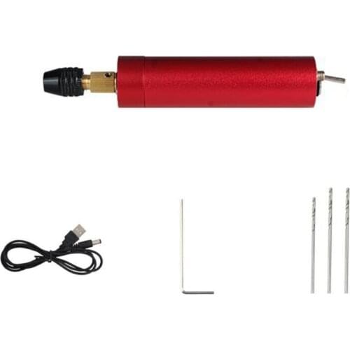 Micro Electric Portable Handheld Drill for Drilling Holes on Walnut Nut Shell G32A