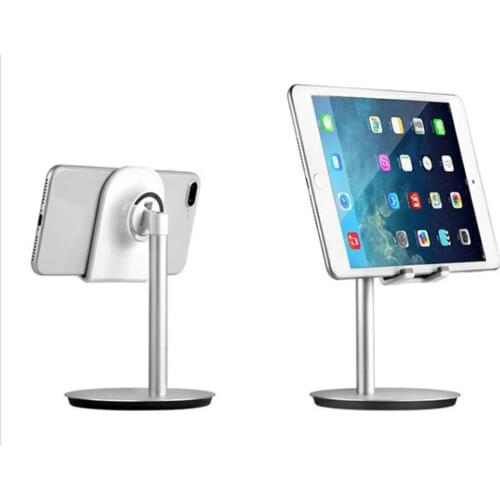 Desktop Cell Phone Lazy Stand Tablet Aluminum Holder Adjustable Angles for Mobile up to 10 inches