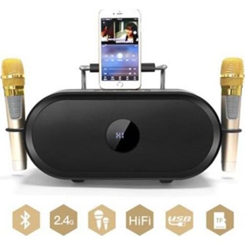 Subwoofer speaker wireless bluetooth speaker K song audio outdoor portable mobile card mobile phone subwoofer with microphone