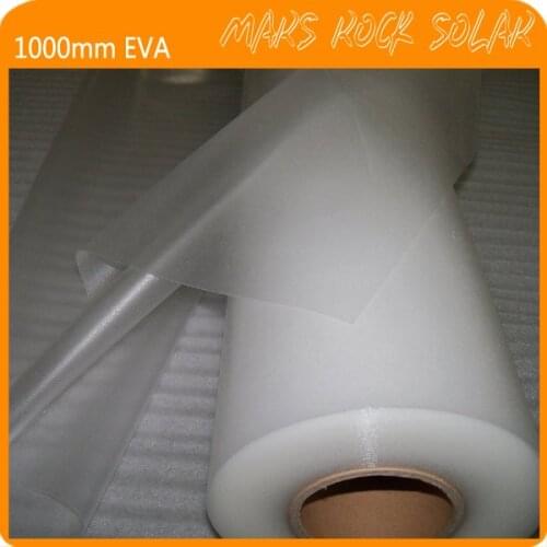 1000mm width Solar EVA Film for solar cell encapsulation with TUV certification under cost price PROMOTION