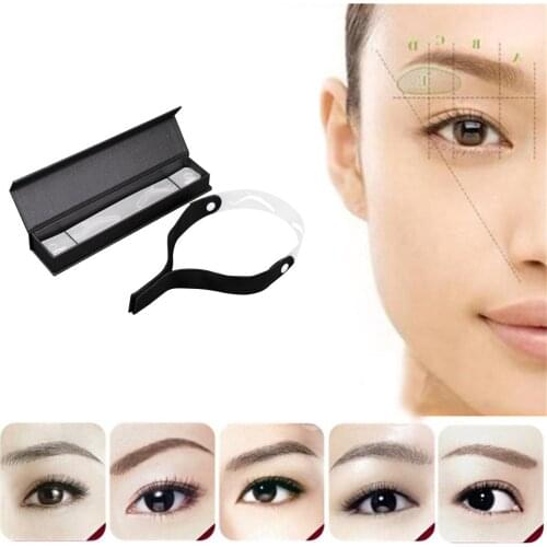 12Pcs/set Eyebrow Stencil Eyes Templates Eyebrow Measuring Tools Professional Shaping Ruler Brow Shaping Kit Makeup Tool Beauty
