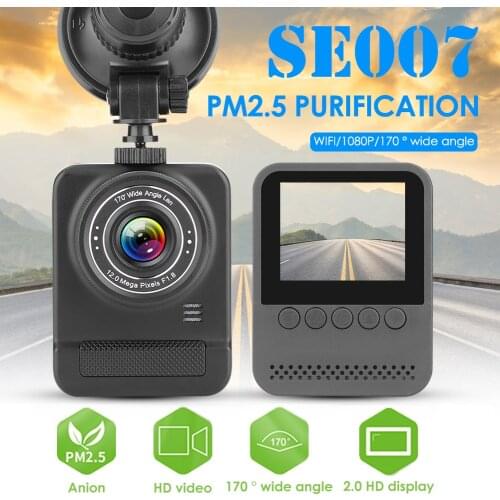 VODOOL 2INCH Dash Cam 2K HD Recording Car Camera DVR Night Vision Dashcam Wi-Fi G-Sensor 170 Degree Viewing