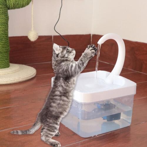 2L Cat Water Fountain Dog Water Dispenser 5 Stage Filtration Healthy Bowl