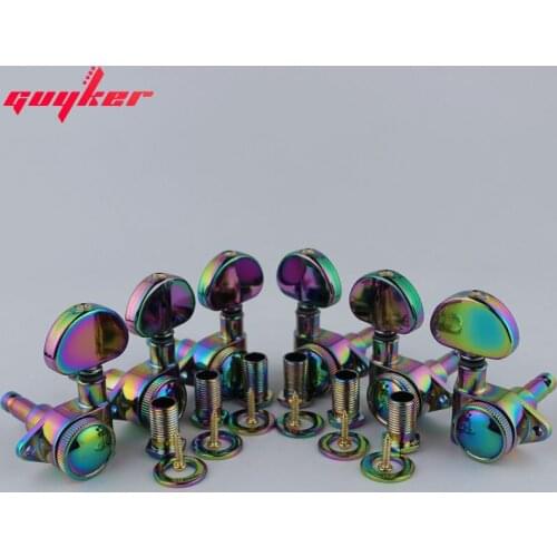 GUYKER High end tuners Roto-Grip Locking Rotomatic 3R3L tuners Chameleon Rainbow