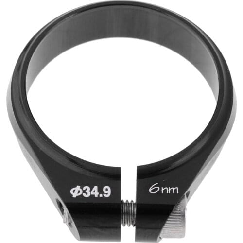 Durable Bicycle Seatpost Clamp Quick Rlease Seat Post Holder Clip for Folding Bike Tube 31.8/34.9mm