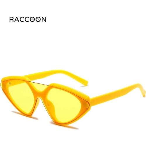 2021 Fashion Personality All-Match Catwalk Retro Cat Eye Sunglasses Ladies Sexy Sun Glasses Colorful Irregular Polygon Eyewear