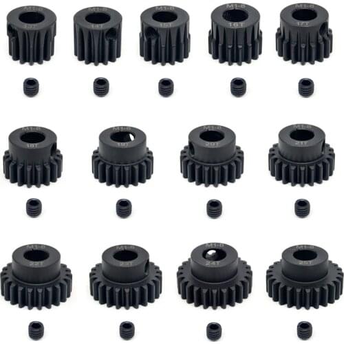 3Pcs M1 8mm 13T 14T 15T 16T-20T 21T-25T 26T-30T 31T-49T Pinion Motor Gear for 1/5 ARRMA 4WD Outcast 8S EXBRC Car RC Motor