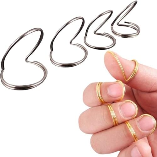 4Pcs/Set Adjustable Metal Thumb Finger Guitar Picks Forefinger Stretchable Good Pick Guitar Bass Accessories guitar accessories