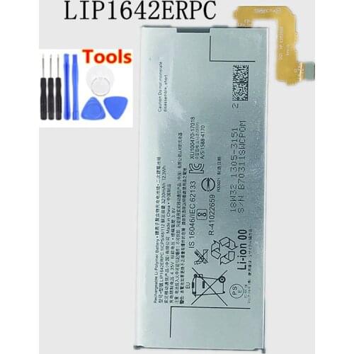 New 3230mAh LIP1642ERPC Replacement Battery For SONY Sony Xperia XZ Premium G8142 XZP G8142 G8141 Genuine Bateria + Free Tools
