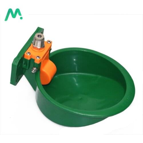 Automatic Plastic Pig and Sheep Drinking Bowl Touch-type Poultry Farm Feeding Sow Animal Thickened Water Bowl Durable Drinker
