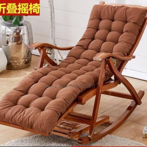 Bamboo rocking chair household balcony rocking chair recliner adult adult nap lazy leisure rattan woven elderly easy chair