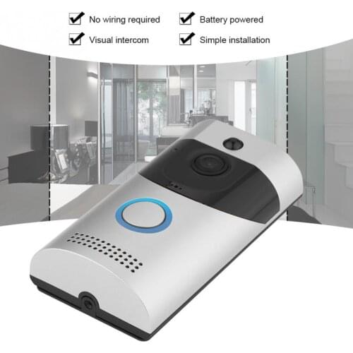 B30 Wifi Wireless Smart Intercom Doorbell Door Peephole Viewer Visual Recording Home Security 2019 New