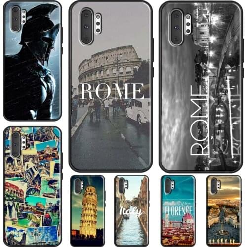 Italy Rome City For Samsung S20 S8 S9 S10 Plus S10e Case For Galaxy Note 20 Ultra Note 9 10 Lite Coque
