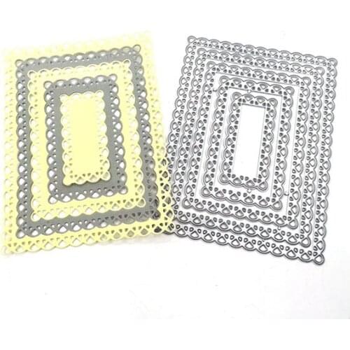 Julyarts Frame Lace Dies Scrapbooking Soldes Natal For DIY Scrapbooking Album Embossing Paper Card Crafts Template