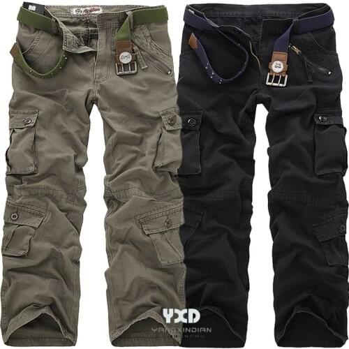 Men Clothing New Mans Cotton Jogger Military Pants Man Trousers Tactical pants for men work pants overalls camo pants army pants