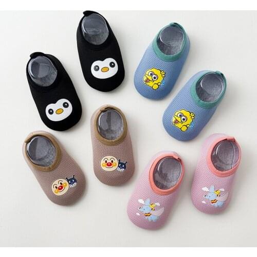 Four Seasons Floor Socks Shoes Baby Indoor Childrens Toddler Shoes Cartoon Non-slip Socks Korean Floor Toddler Non-slip