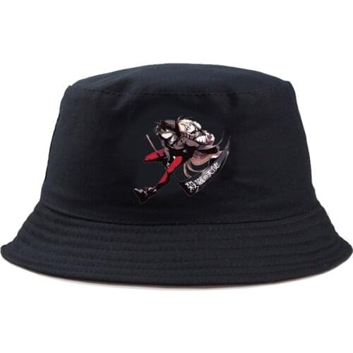 New Angels of Death Printing Bucket Hats For Women Men Cap Outdoor Sports sun protection Unisex Cap