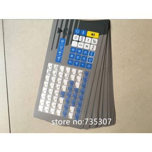 New original english version sm300 overlays sm300 keyboard film 56 keys for DIGI sm-300 scale
