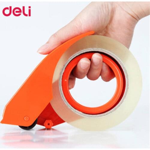 Deli profession Practical Plastic Adhesive Tape cutter tape Dispenser Office Desktop carton supplies tape width less than 48 mm