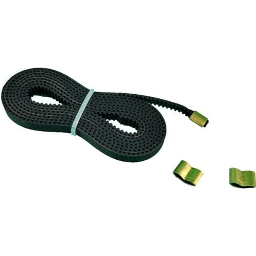 3D Printer GT2 Open Timing Rubber Belt X Y Axis,Length 1.3M Width 6mm with 2PCS Copper Buckle for Ender3 Ender5 CR10 Series