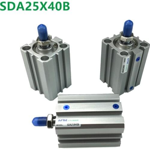 SDA25X35S SDA25X35B SDA25X35SB SDA25X40S SDA25X40B SDA25X40SB SDA25X45S SDA25X45B SDA25X45SB FSQD AIRTAC Thin pneumatic cylinder