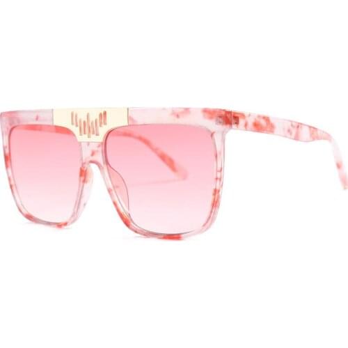 Luxury Oversize Sunglasses Women One Piece Square Eyewear Men for Outdoor Vintage Sun Glasses Gafas Oculos Shades 20019DF