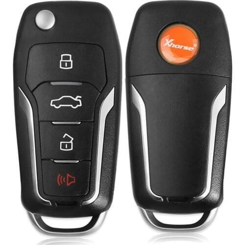 10PCS/LOT Universal Wire Flip Remote Style Key Fob 4 Buttons XNFO01EN