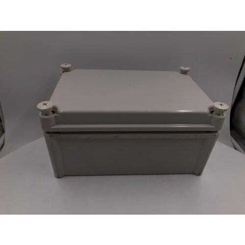 Waterproof Grey Plastic Electrical Wire Enclosure Case Shell Project Junction Box 280*190*130mm"(L*W*H)