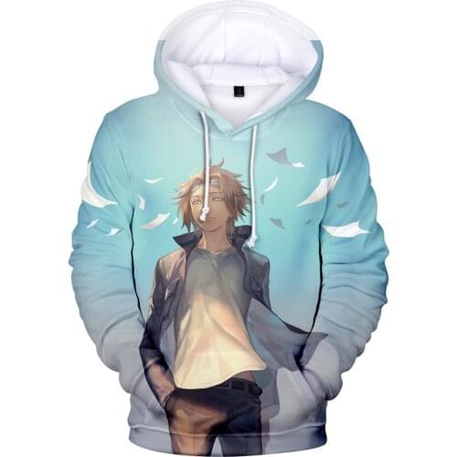 World Trigger Yuma Kuga 3D Anime Hoodies Tracksui Sweatshirts Boys/girls Hooded New Trend Casual Street Clothing Kids Clothes