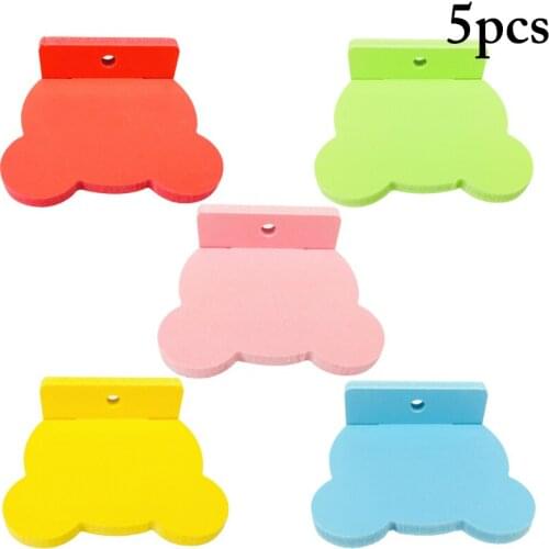 5pcs Hamster Stand Platform Pet Bird Toys Parrot Rack Hamster Perches Paw Grinding Clean Cage Accessories