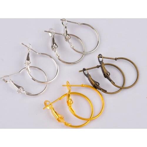 500pcs small hoop earring findings round circle ring earrings jewelry findings accessories