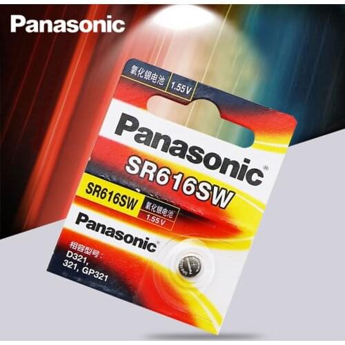 Panasonic Original SR616SW 321 Silver Oxide D321 321 GP321 1.55V Coin Battery 6.8MM*1.6MM Made in Japan