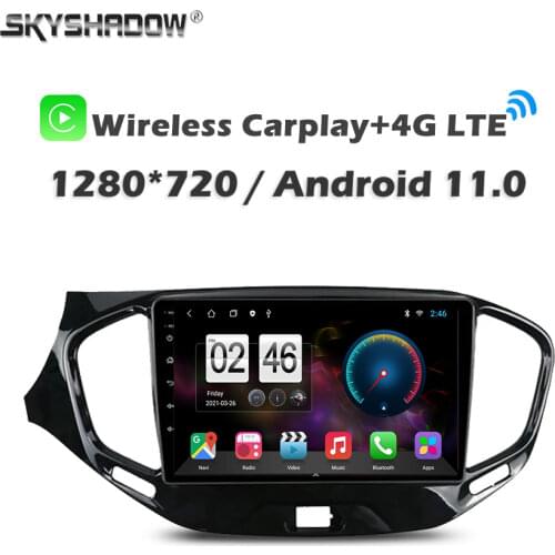 360 Panoramic Camera Carplay 6G+128G Android 10 Car DVD Player GPS WIFI Bluetooth RDS Radio For LADA Vesta Cross Sport 2015-2020