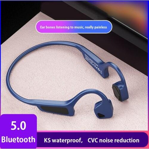 Bluetooth 5.0 Wireless Headphones Bone Conduction Earphone Outdoor Sport Cycling Hiking Running Driving Handsfree Headsets
