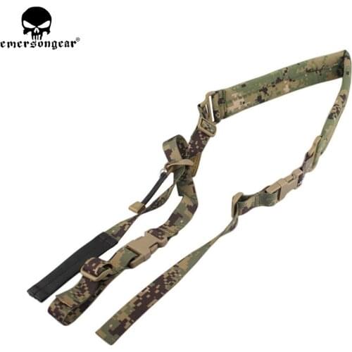 EMERSONGEAR Quick Adjust Padded 2 Point Sling Airsoft gear Military Gun Belt Paintball Equipment Gun Sling Multicam EM8883
