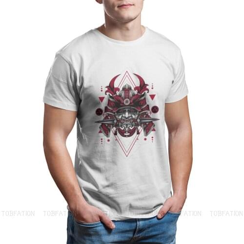 Japan Demon Tattoo Red Oni Samurai Hannya Mask Premium Men Tshirt Oversized Graphic T Shirt Punk Hot Sale 100% Cotton O Neck