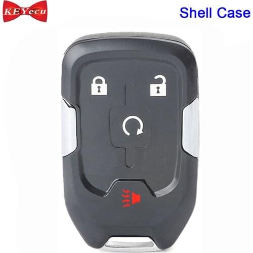 KEYECU for Chevrolet Tahoe Suburban 2015 for GMC Terrain 2018 2019 Remote Key Shell Case Fob for HYQ1AA