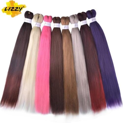 26"Pre Stretched Expression Braiding Hair Jumbo Braid Crochet Ombre Synthetic Easy Braid Hair Extensions Heat Resistant Fiber