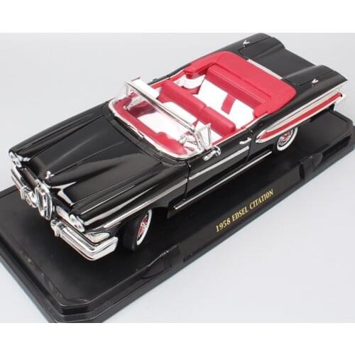 1 18 brand classic big scales 1958 Edsel Citation Corsair ford hardtop models car Die cast Vehicles miniature toys of Childrens