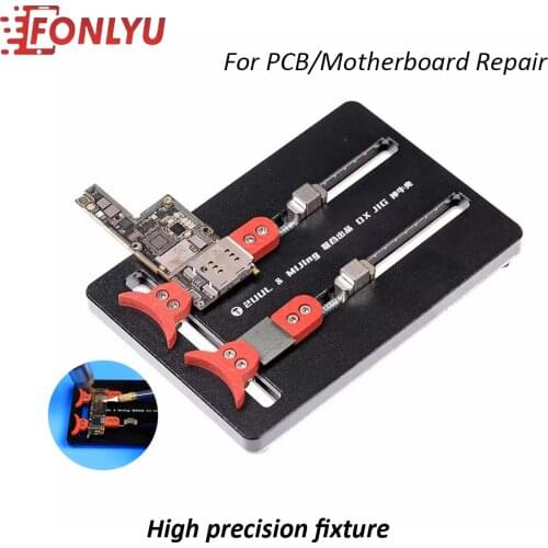 Mijing 2UUL High Precision Universal Fixture Plate Solder Holder Motherboard PCB Maintenance For iPhone 12 Pro Max Repair Tool