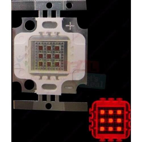 10W 660NM Deep Red Plant Grow High Power Multichip LED Intergrated Light Source EPILED 42Mil Chip