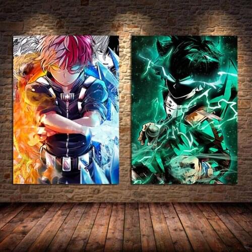 Anime My Hero Academia DIY 5D Diamond Painting Full Round Square Diamond Embroidery Mosaic Picture Home Decor Cross Stitch Kits