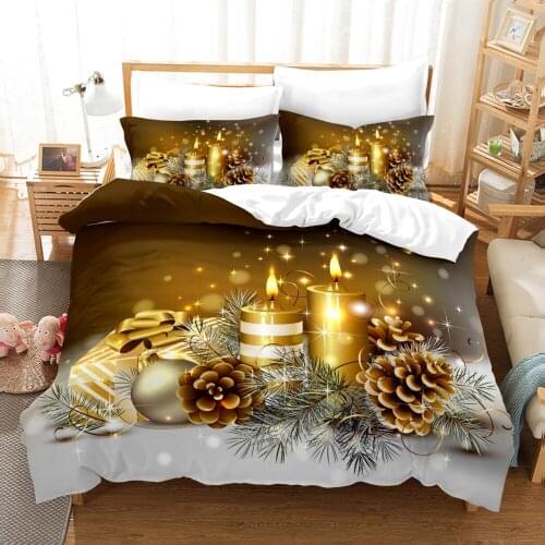 3D CAT Cartoon Printed Pillowcases Bedding Set Queen King Size Dropshipping Boy gift Merry Christmas Happy New Year YB04