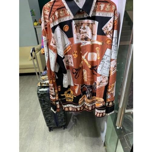 NK40053 Fashion Mens Shirts 2021 Runway Luxury famous Brand European Design party style Mens Clothing