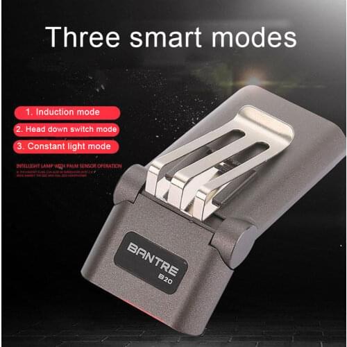 Camping Fishing Hat Light Induction LED Headlamp Rotatable Ball Cap Brim Lamp Clipping-on Hat Light Hands Free Outdoor _WK